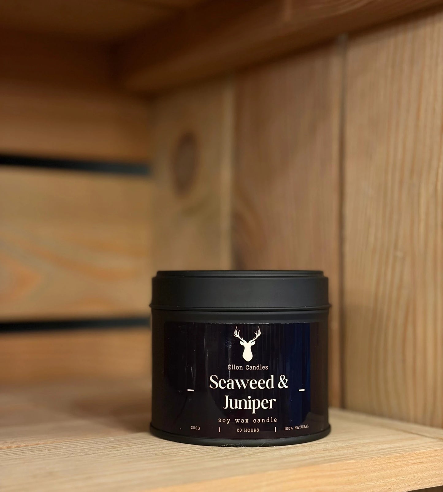 Seaweed & Juniper Soy Wax Candle – 200g