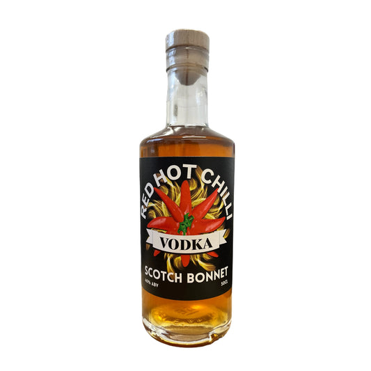 Red Hot Chilli Vodka | Made using 300,000 Scovilles Scotch Bonnets | 40% 500ml