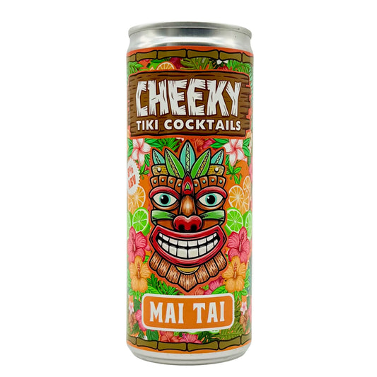 Cheeky Tiki Mai Tai – Tropical Ready-to-Drink Cocktail 250ml 8%ABV
