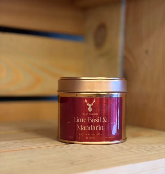 Lime, Basil & Mandarin Soy Candle – 200g