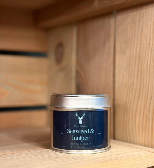 Seaweed & Juniper Soy Wax Candle – 200g